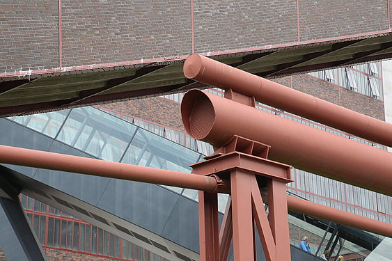 Rohrleitung, Zeche Zollverein. ©ruhrtropolis.de