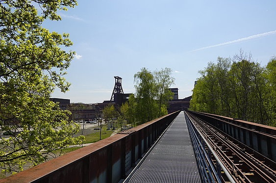 Ehemaliges Förderband, Zeche Zollverein. ©ruhrtropolis.de