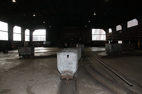 Loren-Zufahrt zur Wipperhalle, Zeche Zollverein. ©ruhrtropolis.de