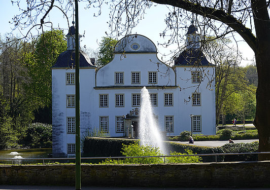 Schnappschuß vom Schloss und Schlosspark. Schloss Borbeck, ©ruhrtropolis.de